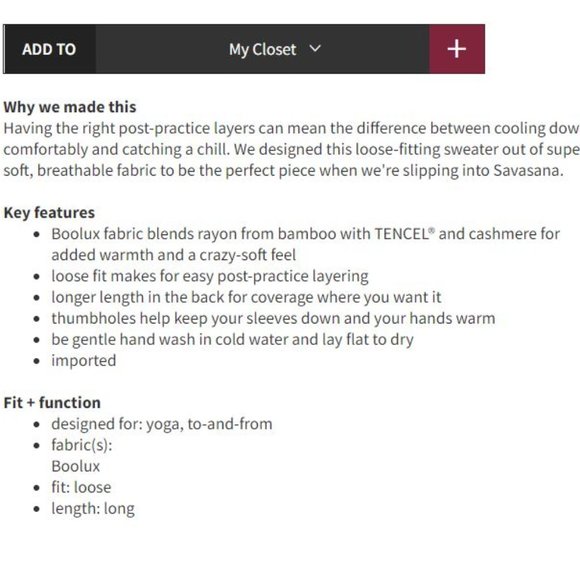 Lululemon The Sweater Life - Picture 10 of 11